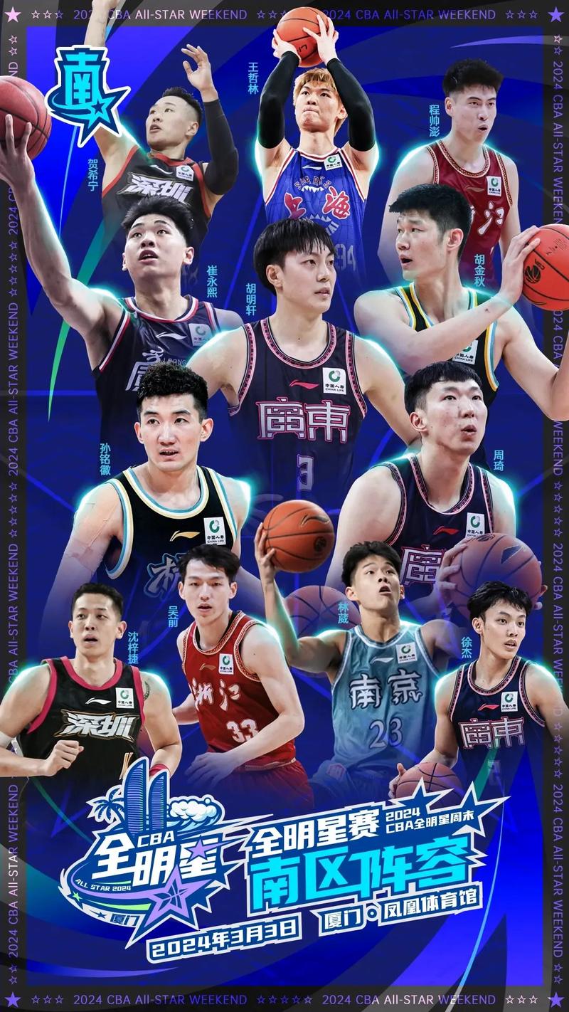 顶级球星齐聚赛场！B体育官网解析CBA全明星阵容，cba全明星排名